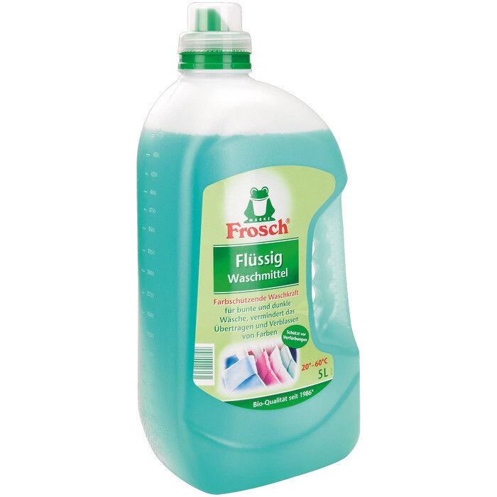 Grosspackung Frosch Waschmittel flüssig, einsetzbar von 20°C - 60°C 3 x