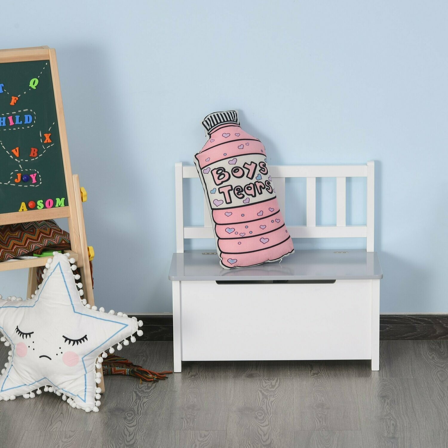 HOMCOM® Aufbewahrungstruhe Sitzbank mit Stauraum Truhenbank