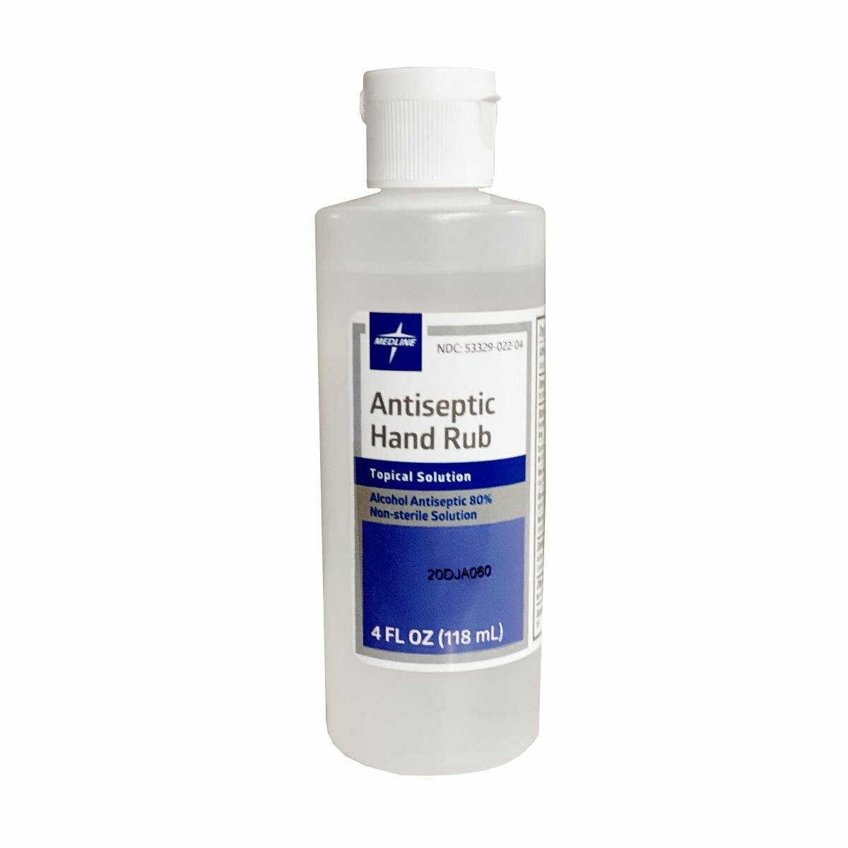 MEDLINE ANTISEPTIC ALCOHOL HAND RUBS, 4oz BOTTLES