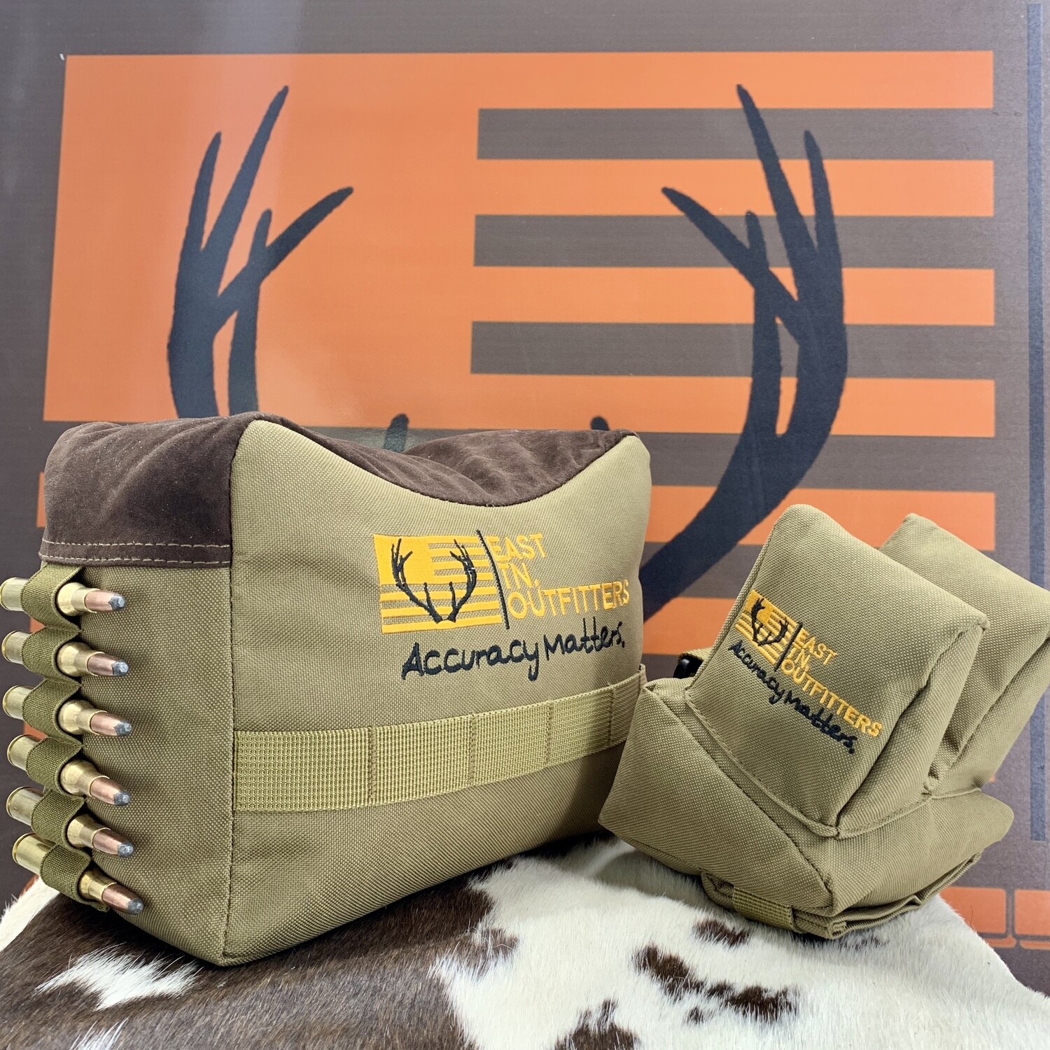 TACTICAL SHOOTING BAG SET. (FILLED)