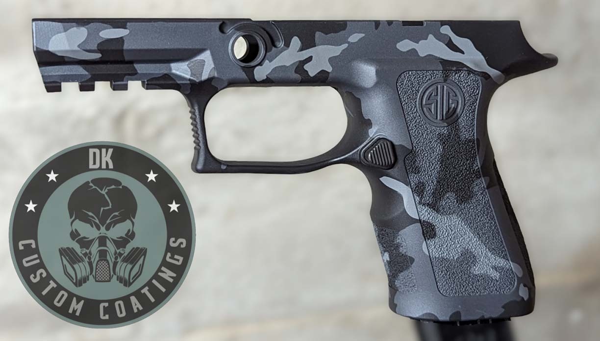 DK Urban Camo Custom Sig Grip Modules P365 and P320 DK Customs