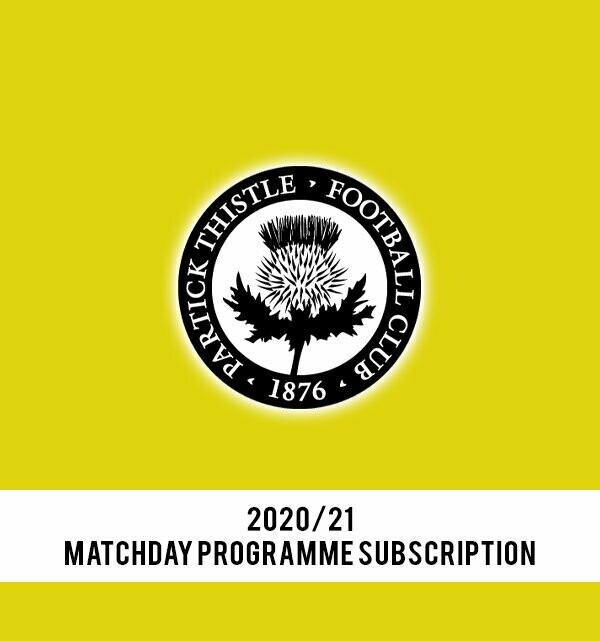 Partick Thistle 2020/21 Subscription