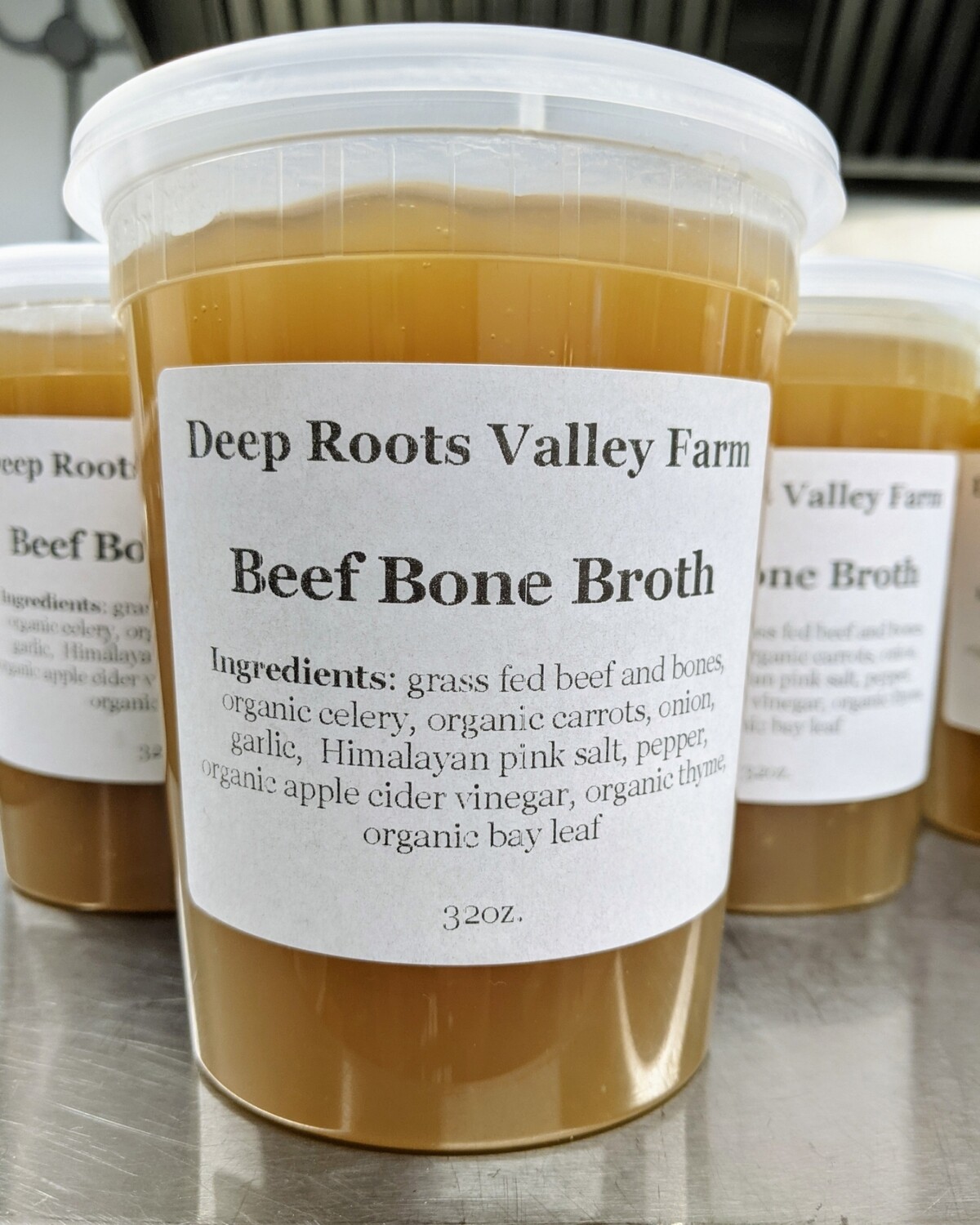 Beef Bone Broth (quart) Pasture Raised Chicken