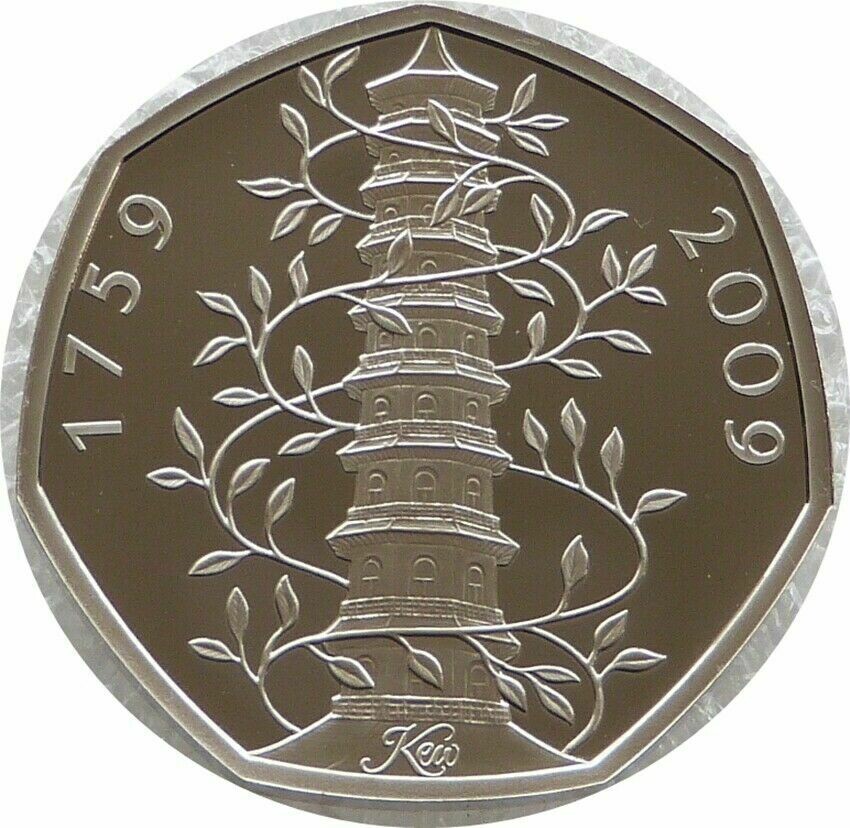 2019 Kew Gardens 50p Proof Coin