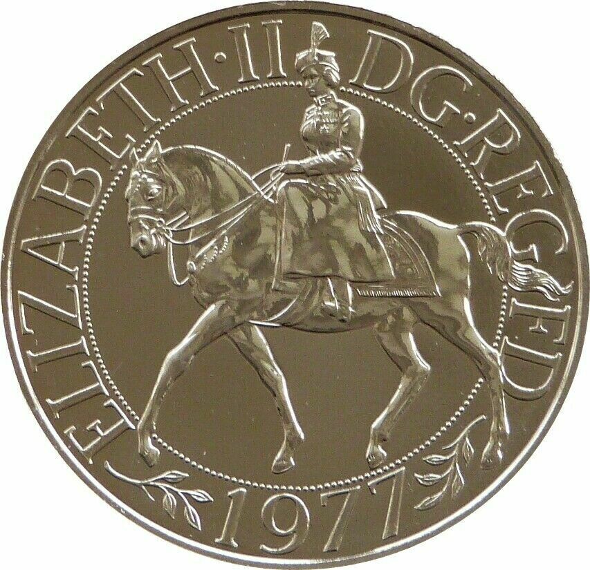1977 Silver Jubilee 25p Commemorative Proof Crown Coin