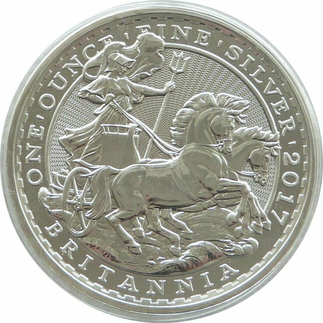 2017 Britannia 20th Anniversary Chariot £2 Silver 1oz Coin
