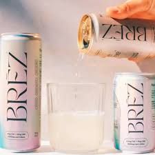 Brez Lion's Mane Seltzer (Flow) Lemon Elderflower