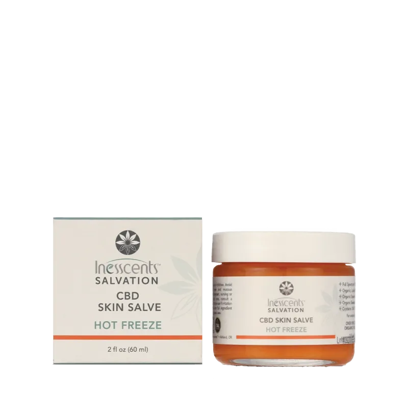 Inesscents CBD Hot Freeze Skin Salve