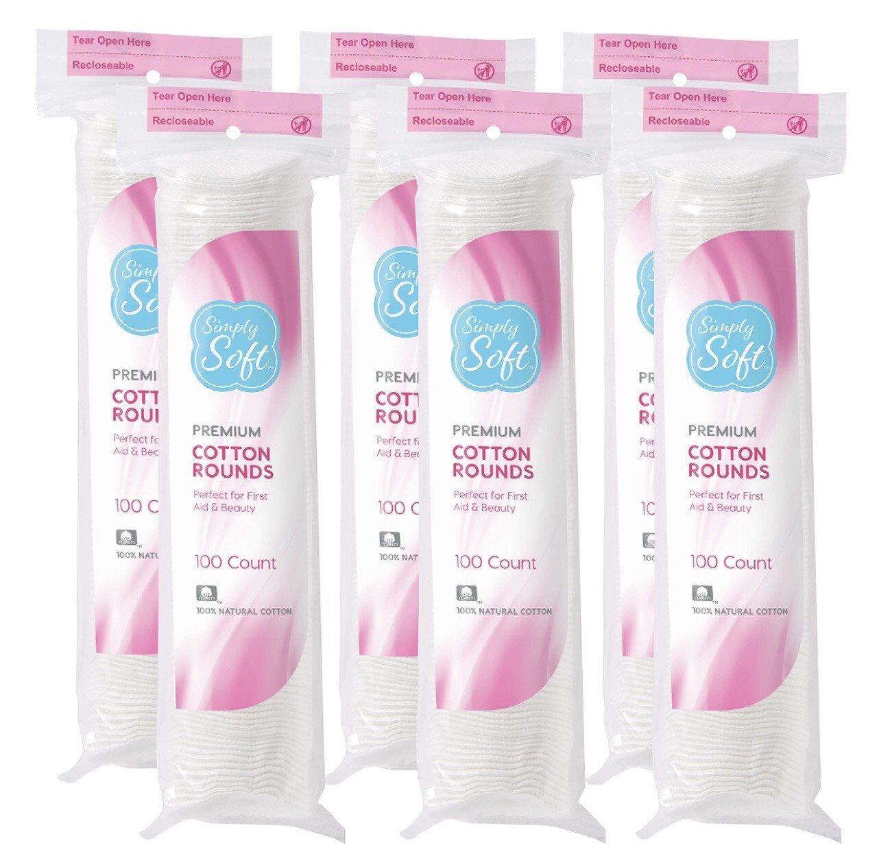 Simply Soft Premium Cotton Rounds.