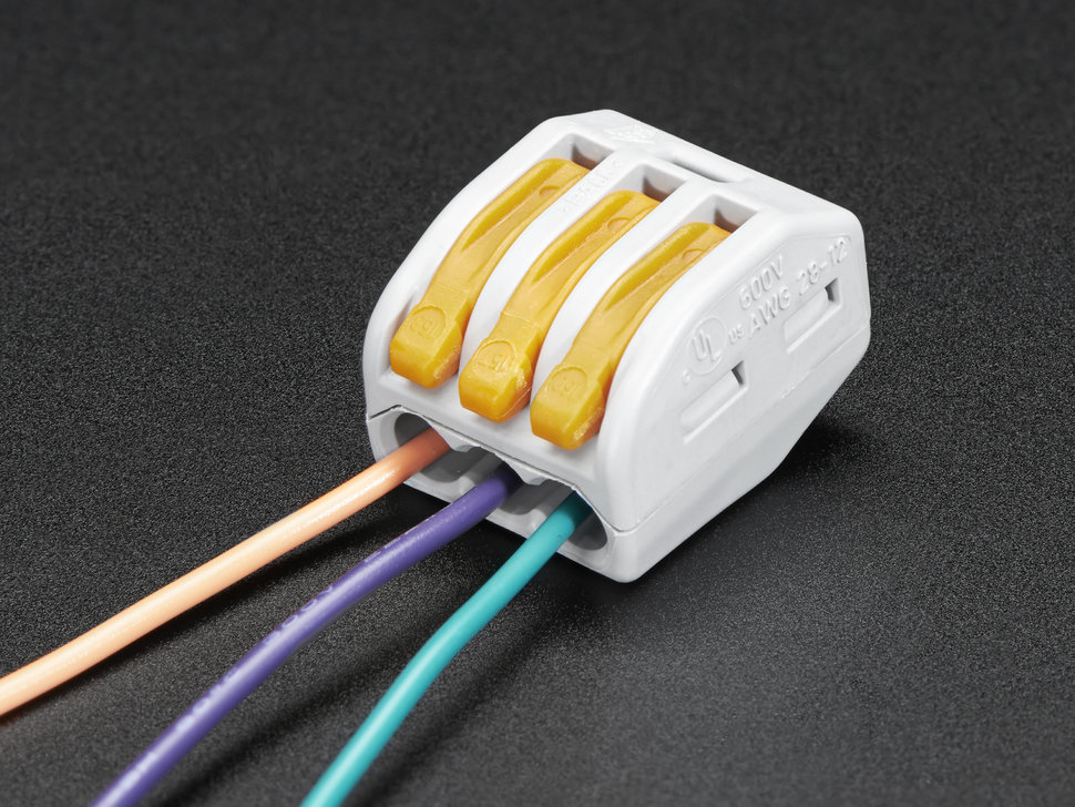 Snapaction 3Wire Block Connector (1228 AWG)