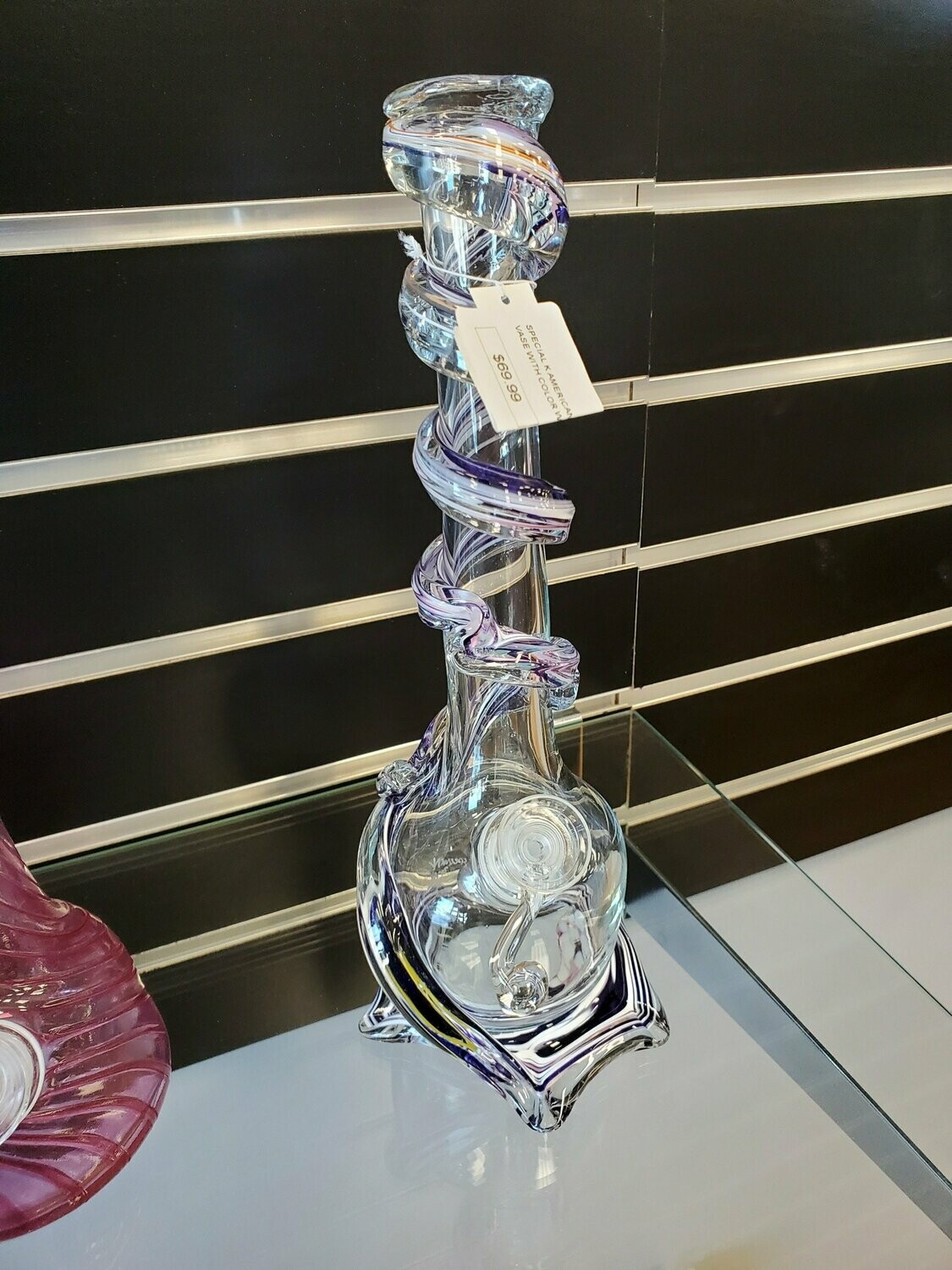 SPECIAL K GLASS VASE WITH WRAP