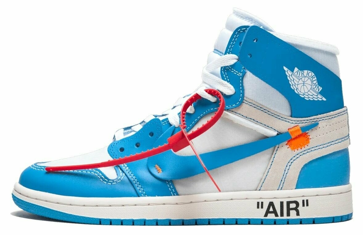 jordan 1 retro high off white university blue retail