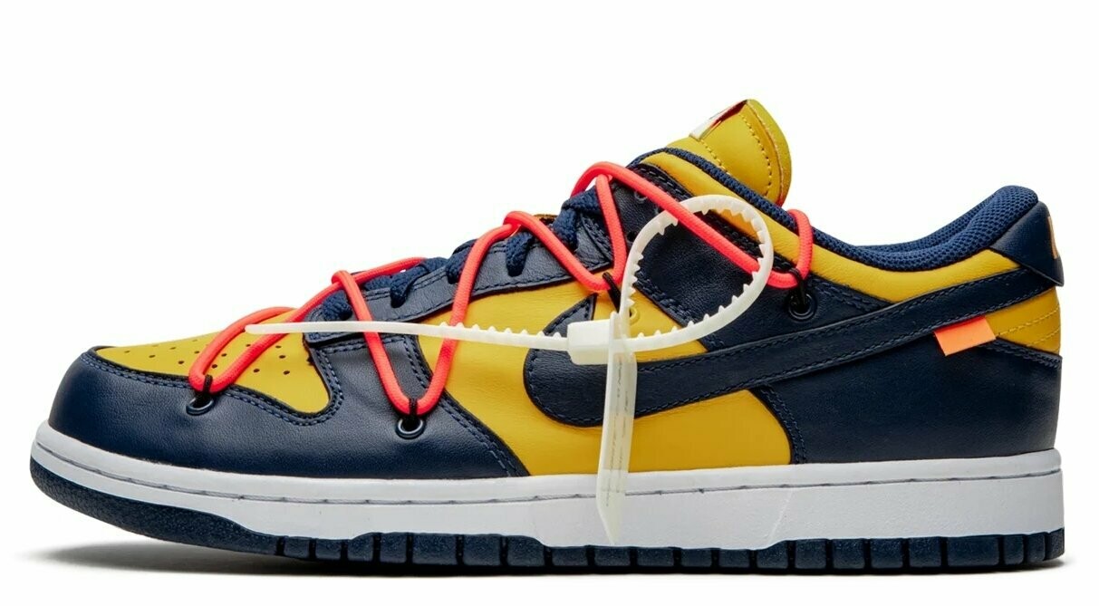navy and yellow dunk low