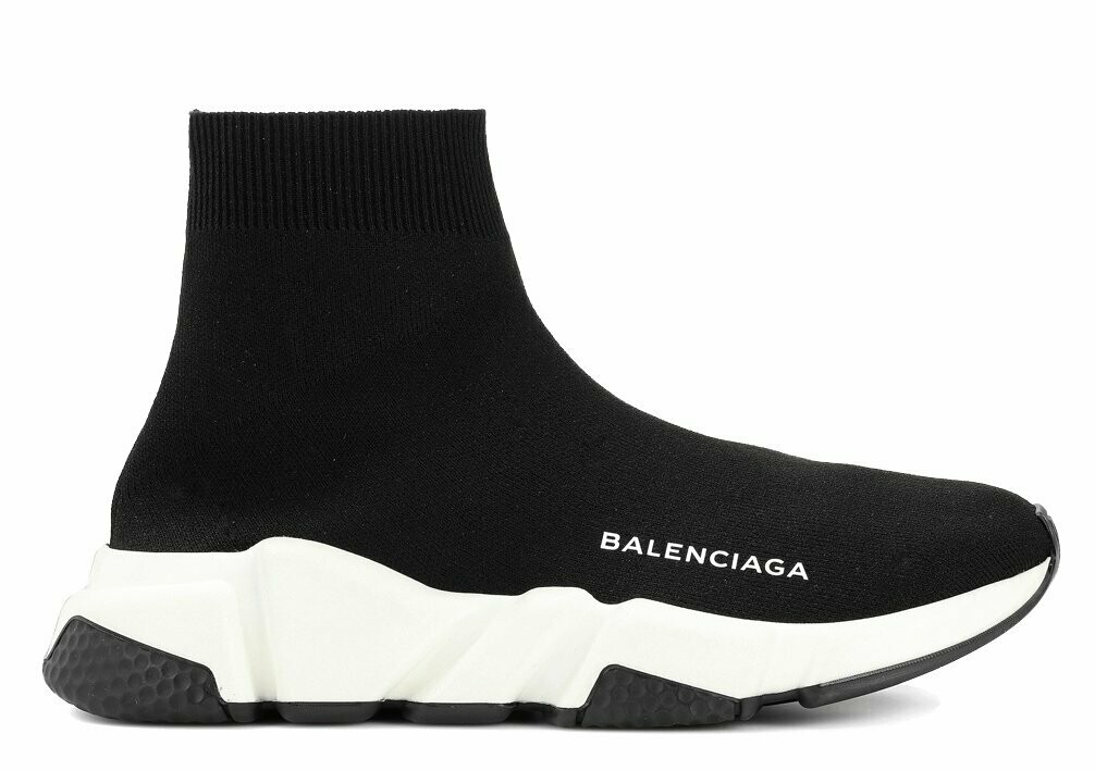 balenciaga speed black white