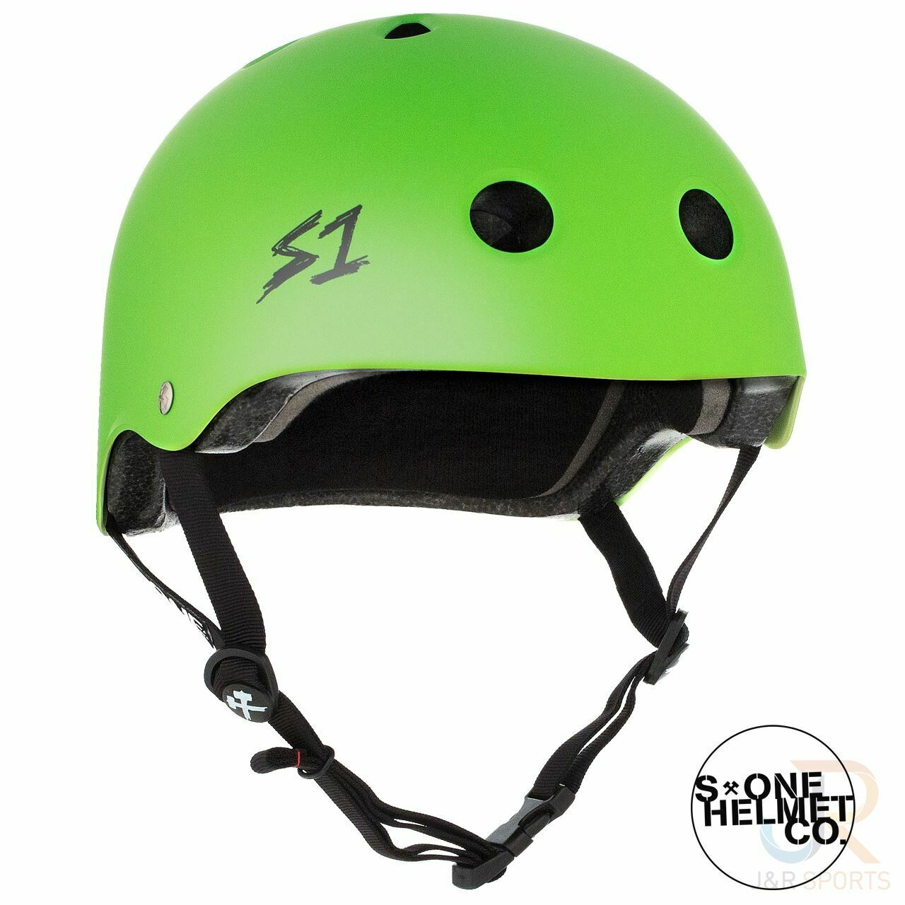 Helm, S1, Lifer helmet, matt lime green