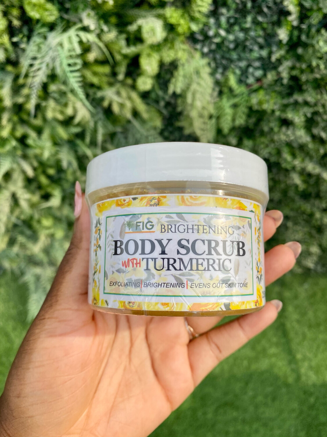 FIG BRIGHTENING BODY SCRUB WITH TURMERIC (250G)