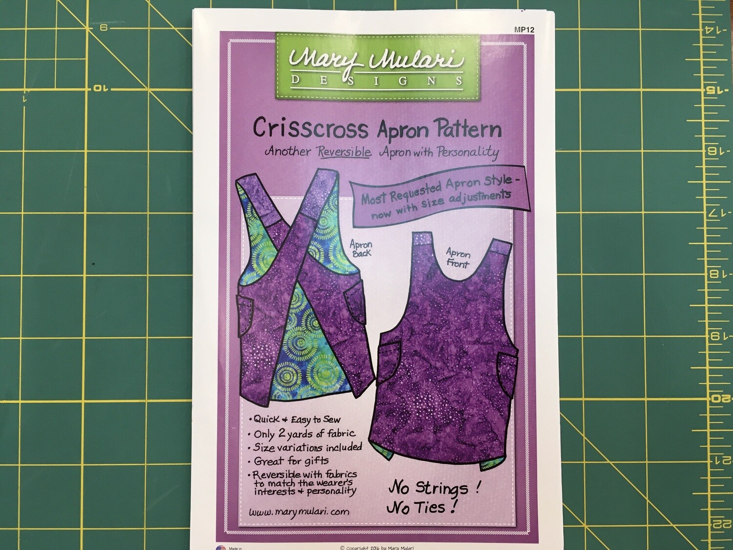 Criss Cross Apron Pattern — Shop Online — BOLT