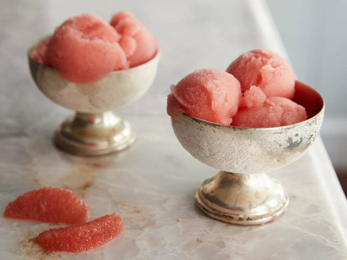 Grapefruit Campari Sorbet