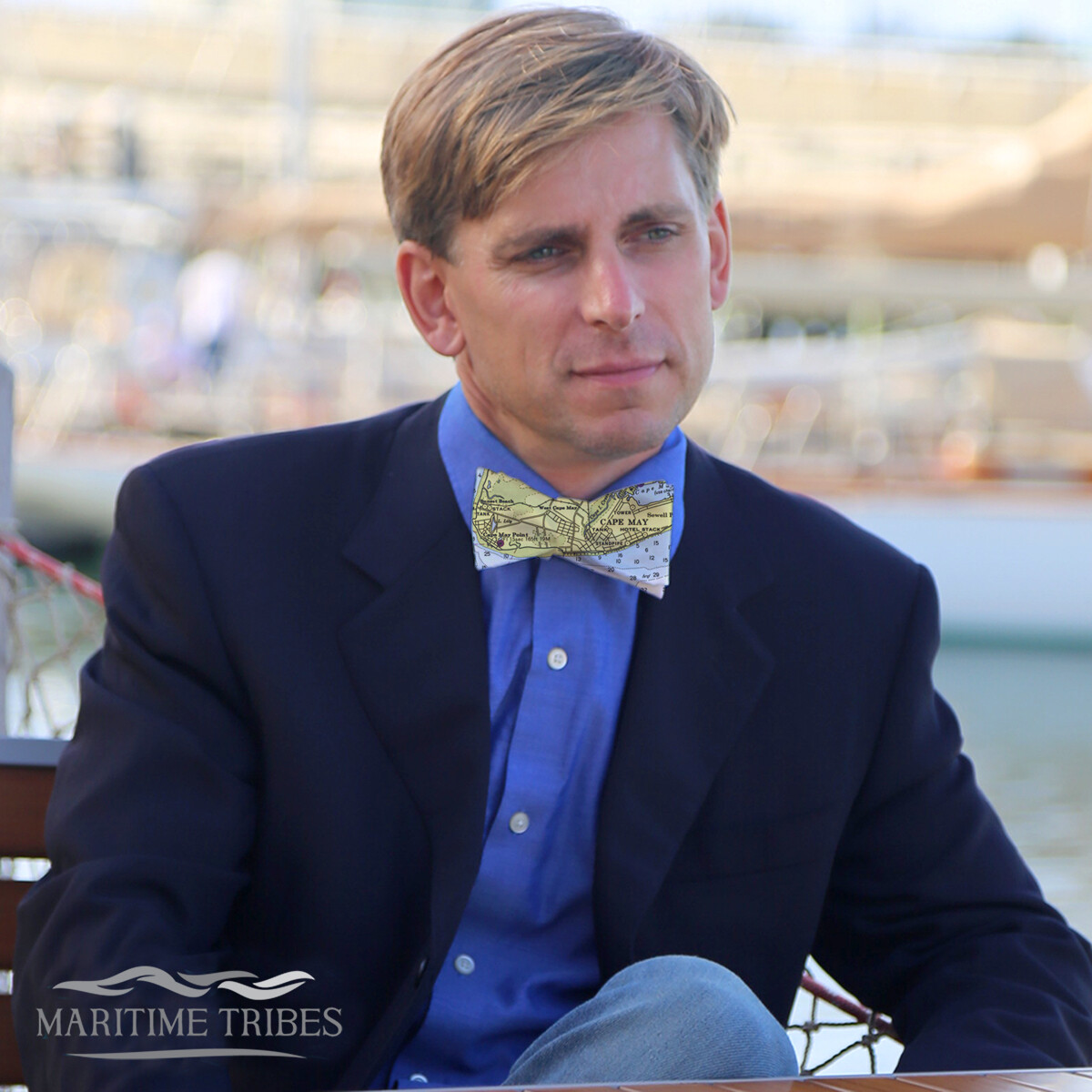 Custom Cape May Bow Tie Nautical Chart