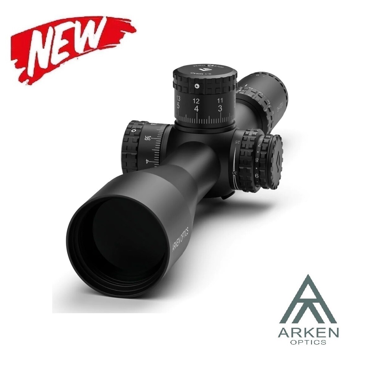 Arken Optics SH4 624X50 GEN2 FFP VPR Mil Illuminated 34mm Rifle Scope