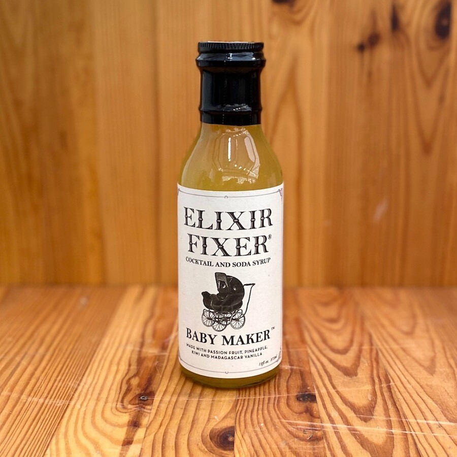 Elixir Fixer Baby Maker Cocktail and Soda Syrup, 12 fl oz.