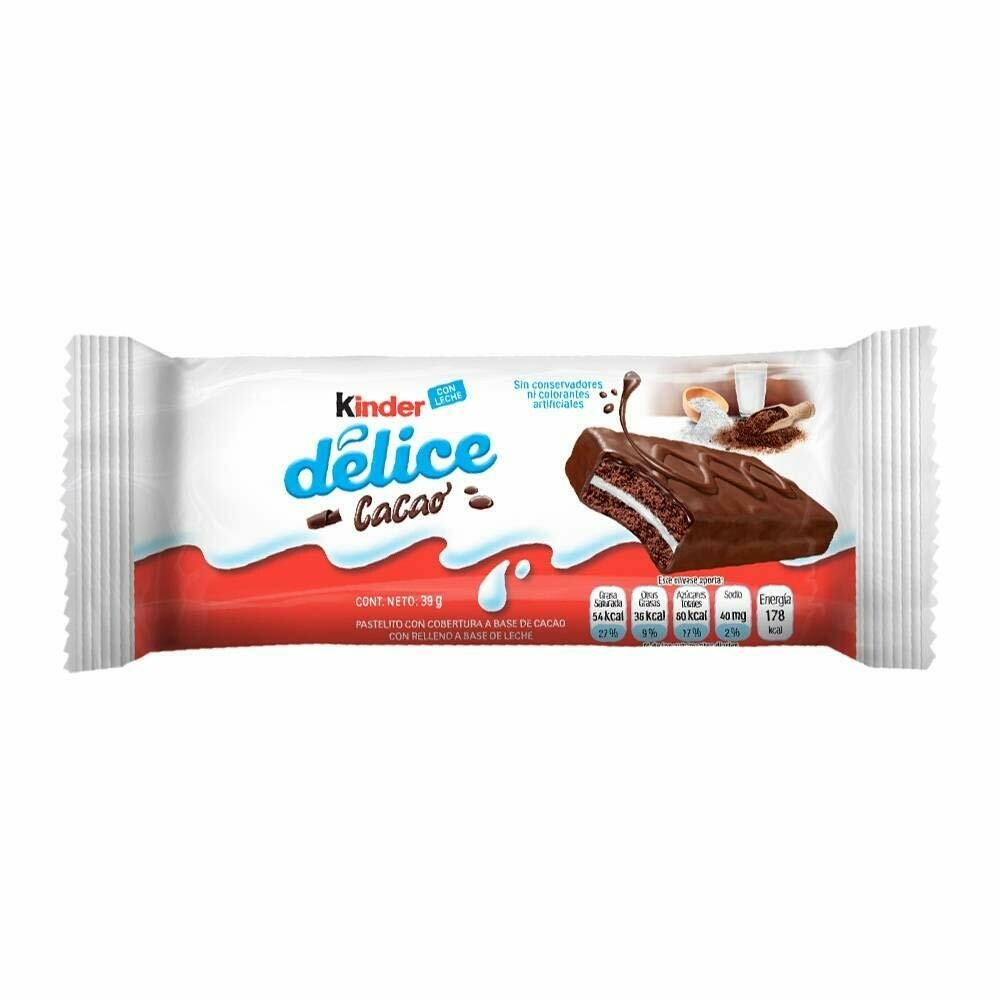 CHOCOLATINA KINDER DELICE 39 GR.