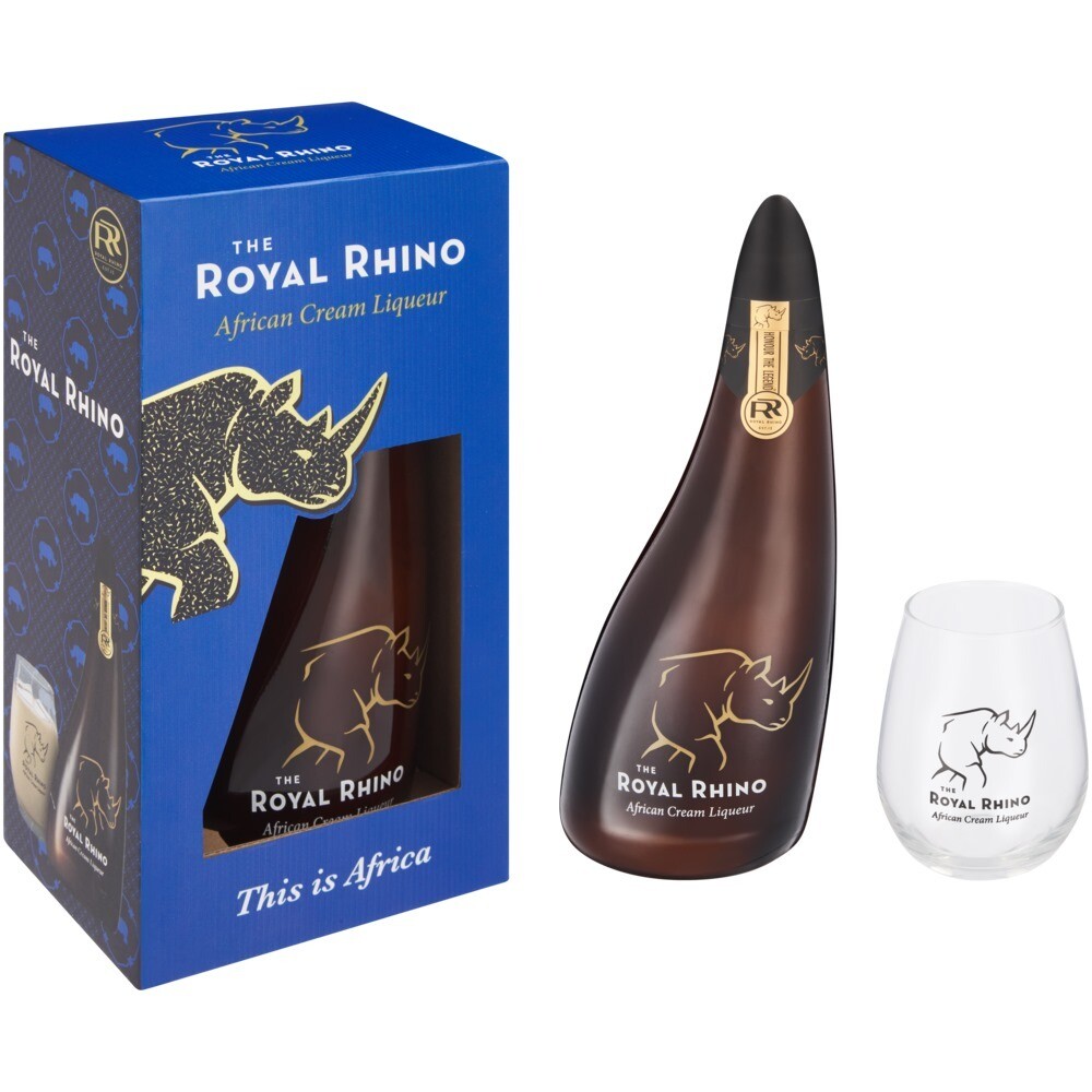 ROYAL RHINO ARABICA CREAM LIQUEUR GIFT BOX 1 x 750ml