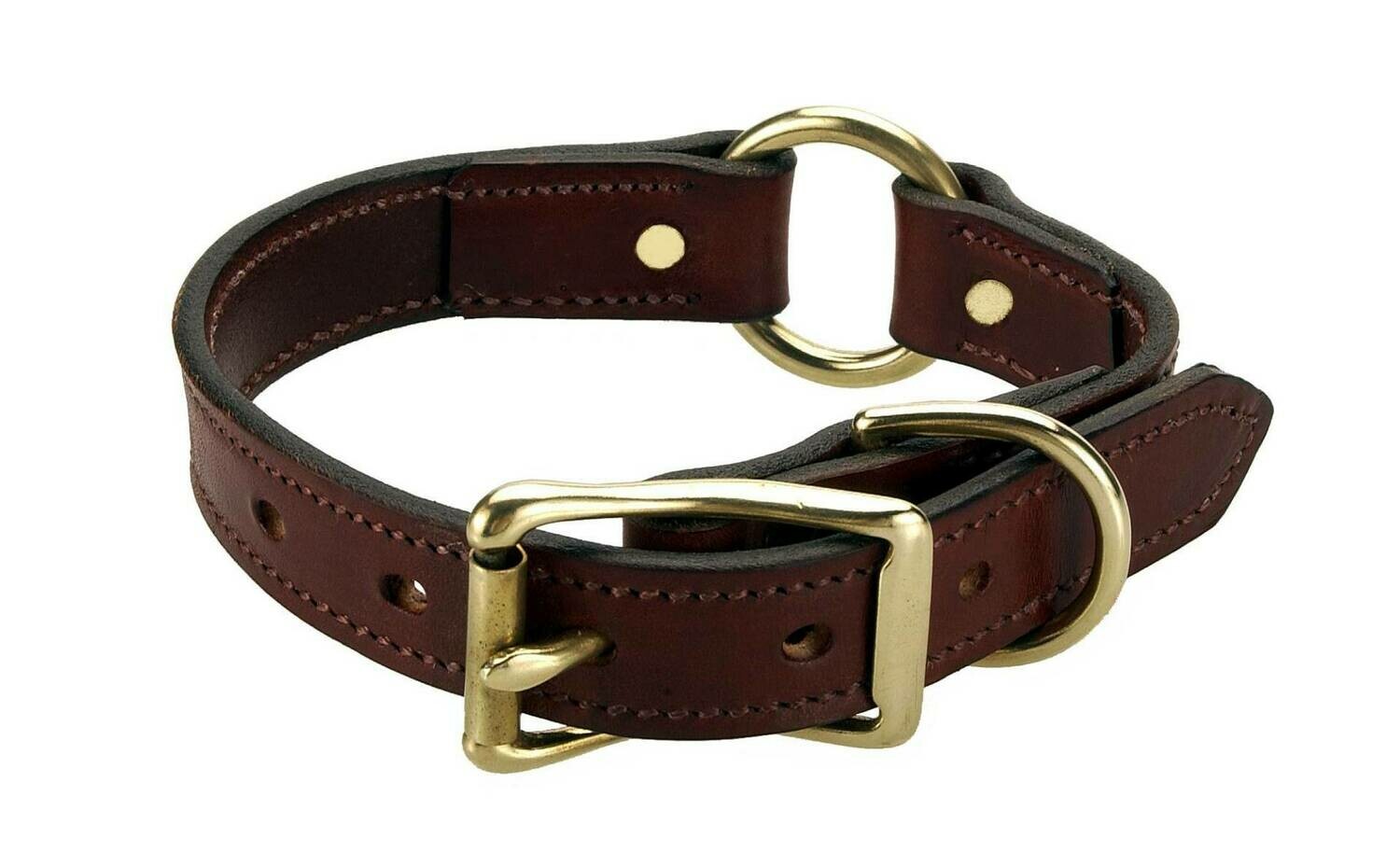 Leather hunt collar narrow