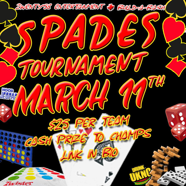 SPADES TOURNAMENT SIGNUP