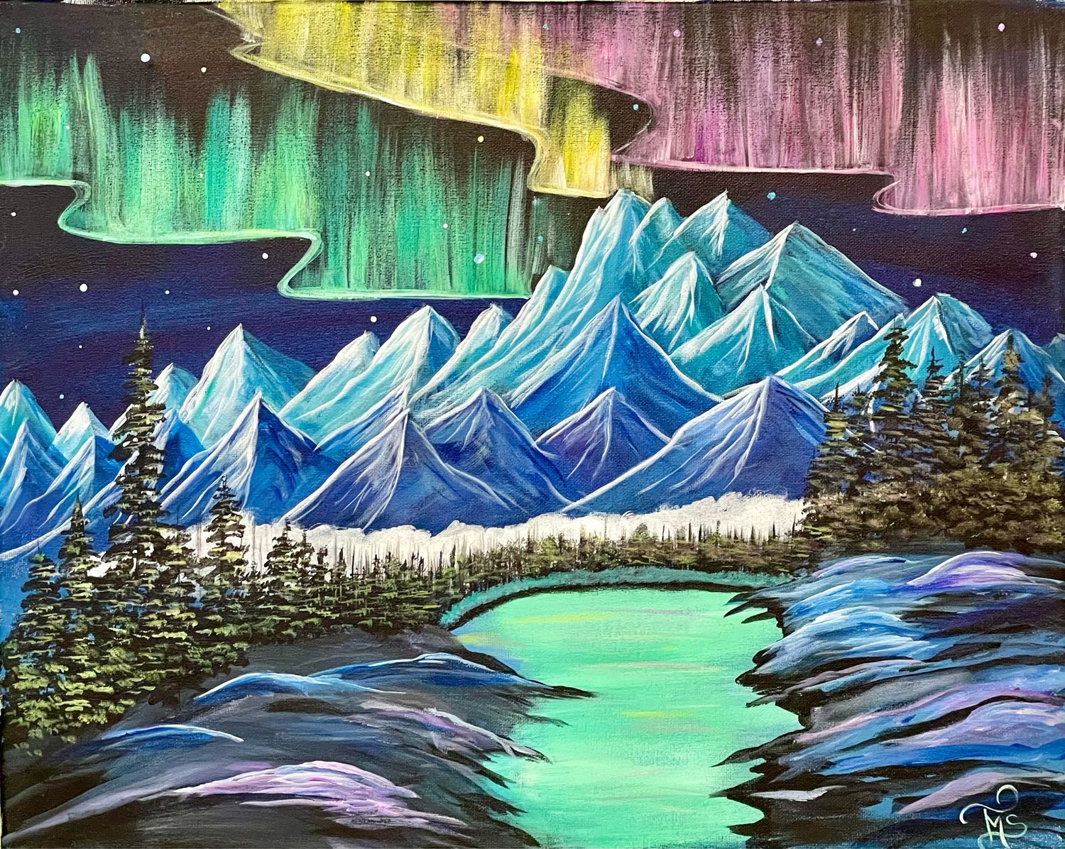 Northern Lights Paint and Sip Store Generations Boutique & Art Studio