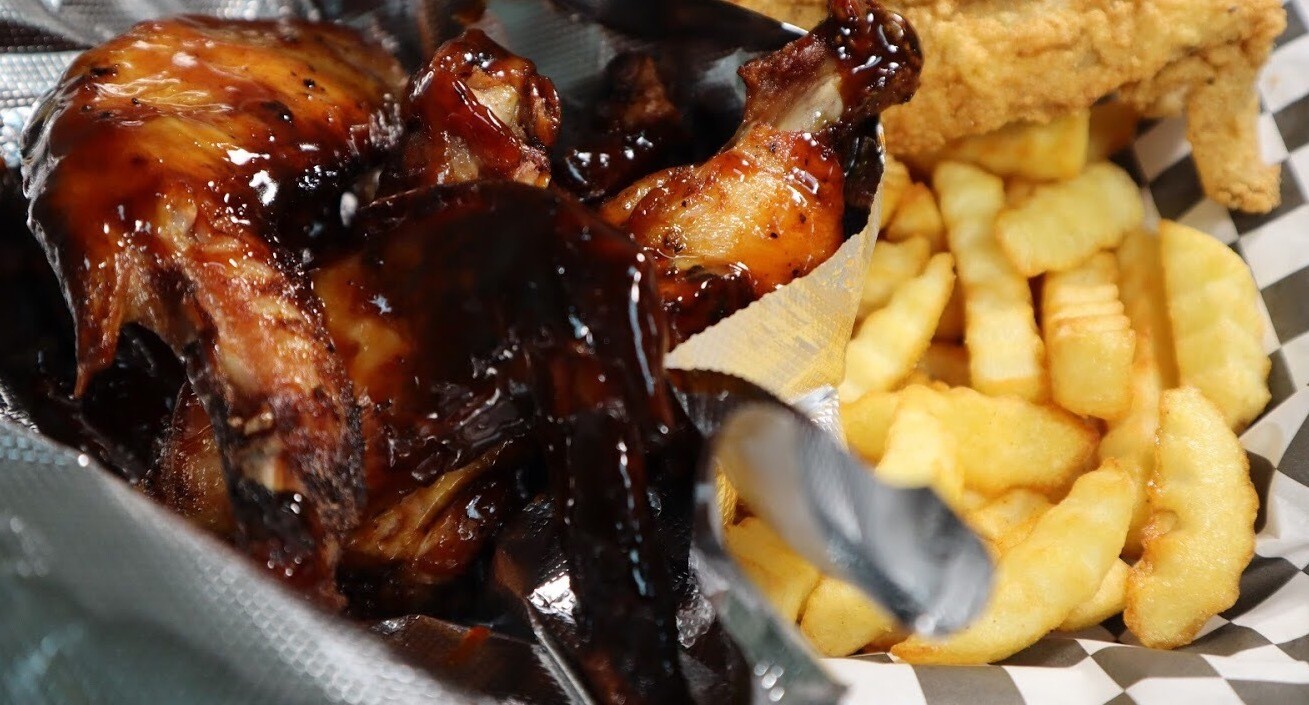 6pc Smoked Wings Basket Store Chef La's Fish Fry