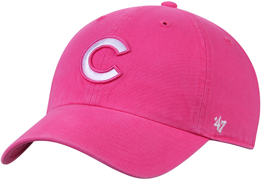 Chicago Cubs Women's Clean Up Adjustable Hat Pink