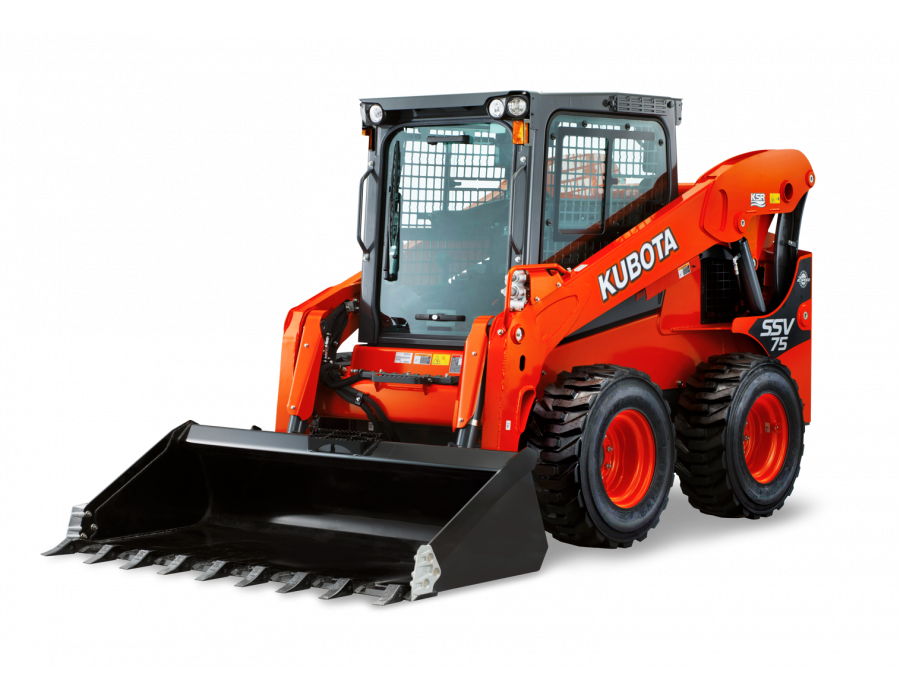 SkidSteer Kubota SS75 With Rubber Tires