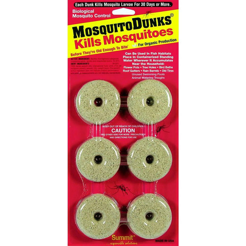 Mosquito Dunks 6 pack Pond Products Canada Hydrosphere Water Gardens