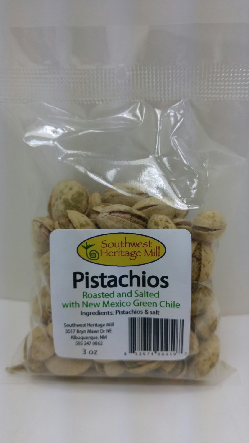 Pistachios with Green Chile