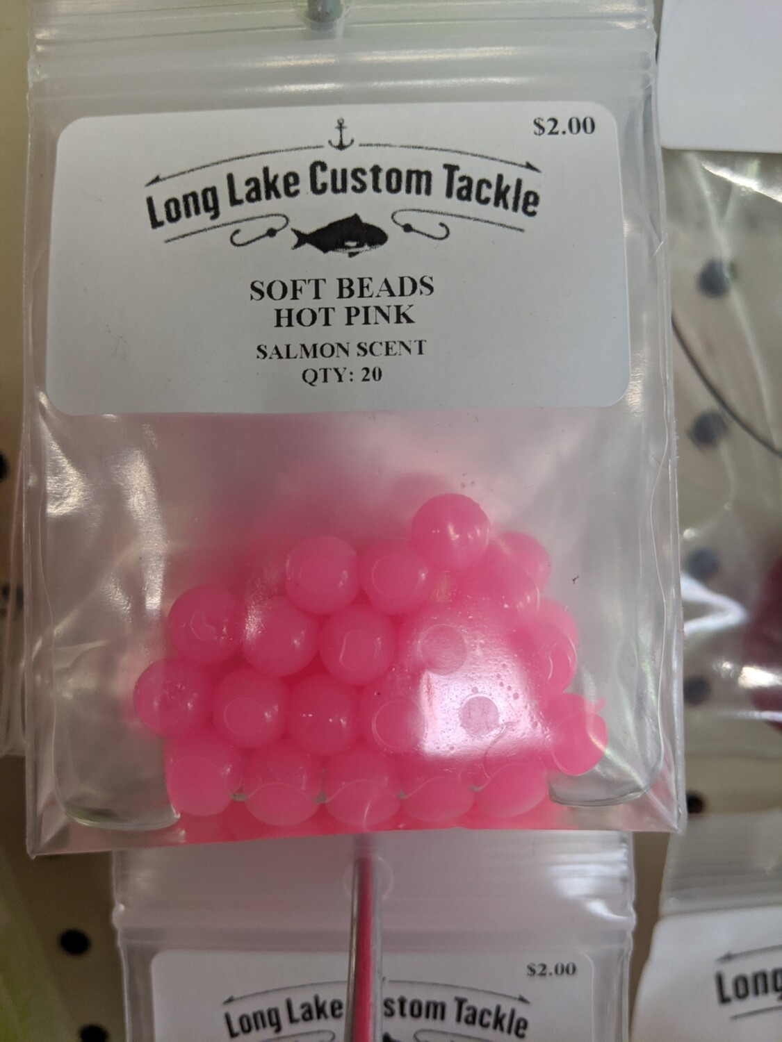 SALMON SOFT BEADS