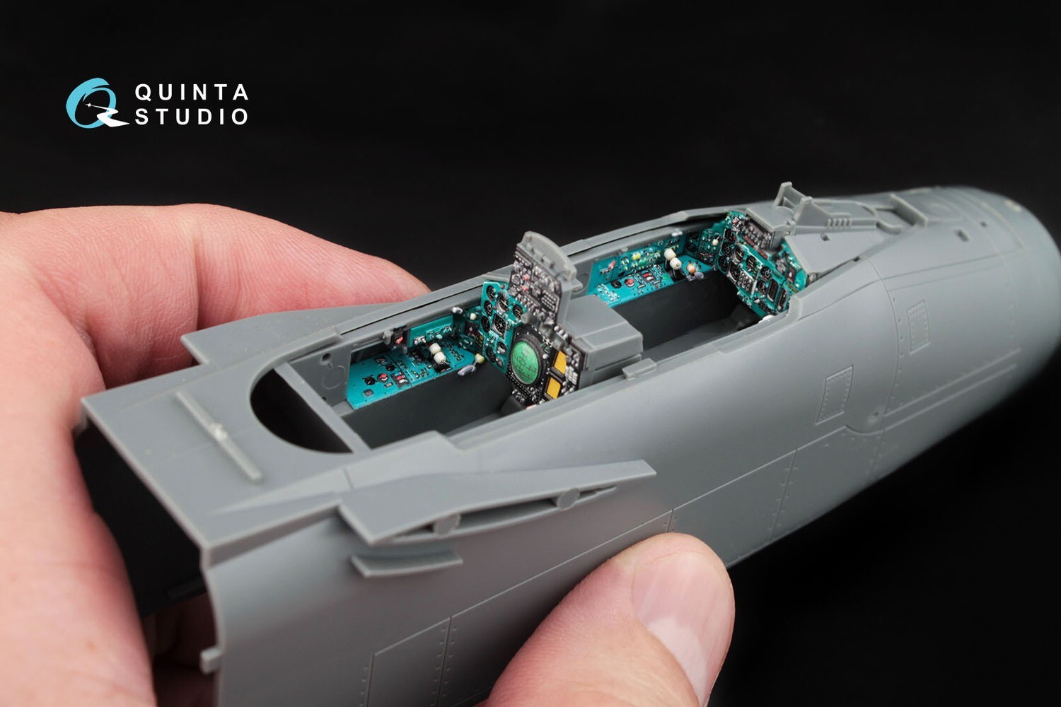 Quinta studio 1/48 MiG31B 3DPrinted & colored Interior on decal paper