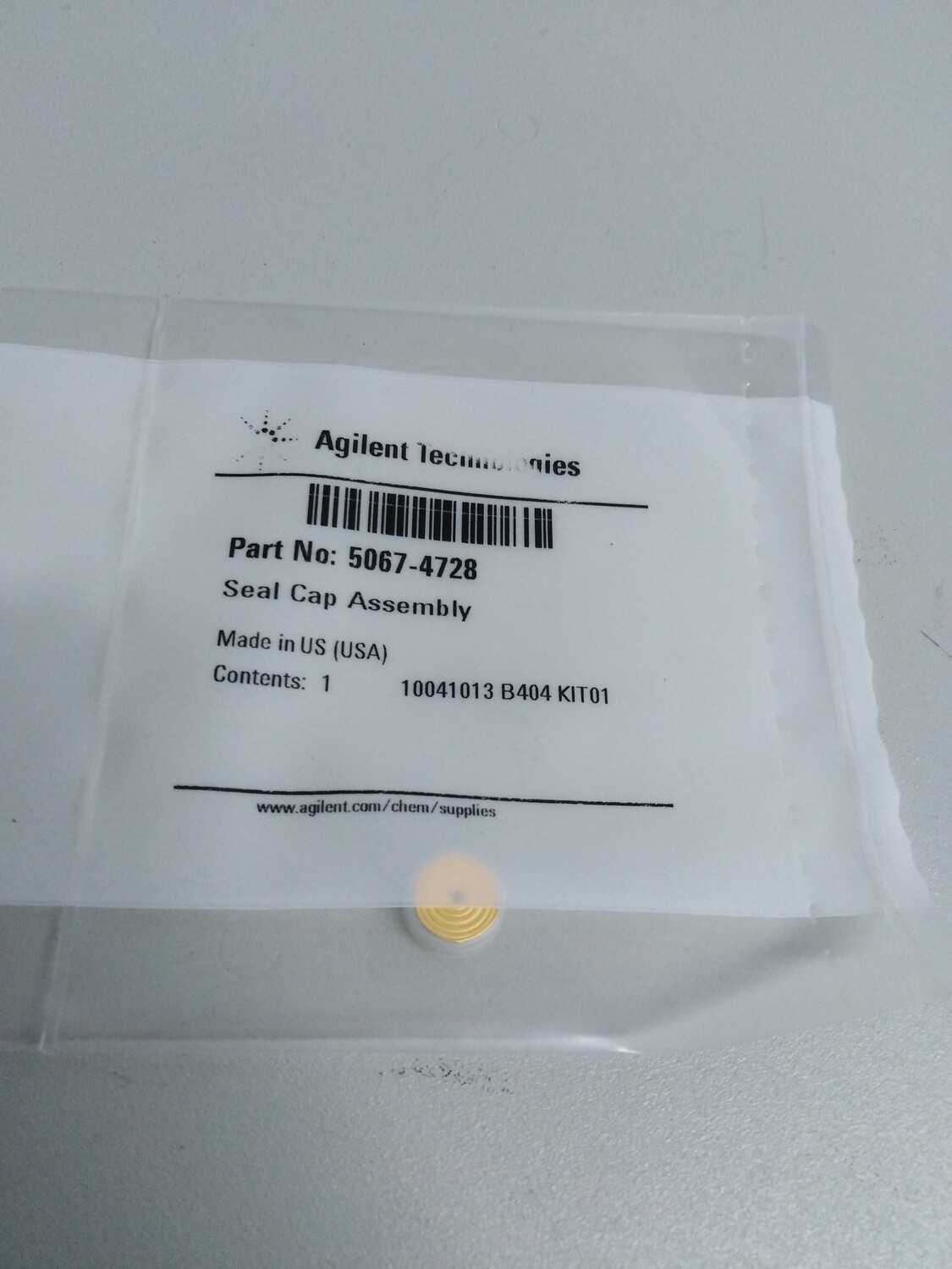 Agilent seal cap assembly "NEW"