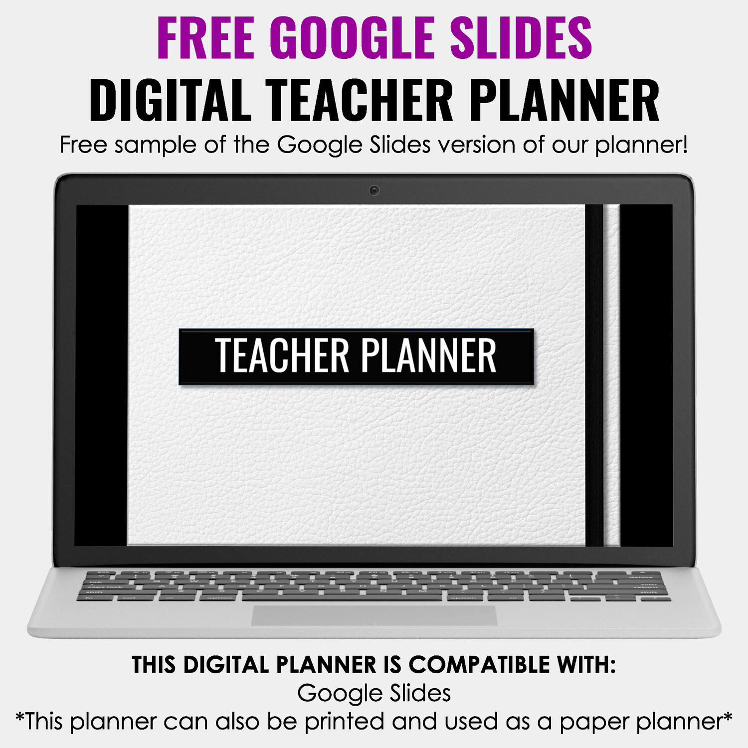 FREE Google Slides Teacher Planner Sample