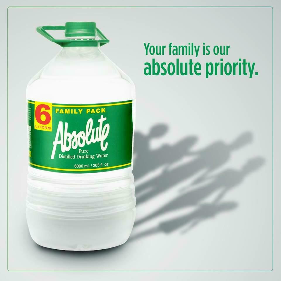 ABSOLUTE 6 Liter Pure Distilled Drinking Water