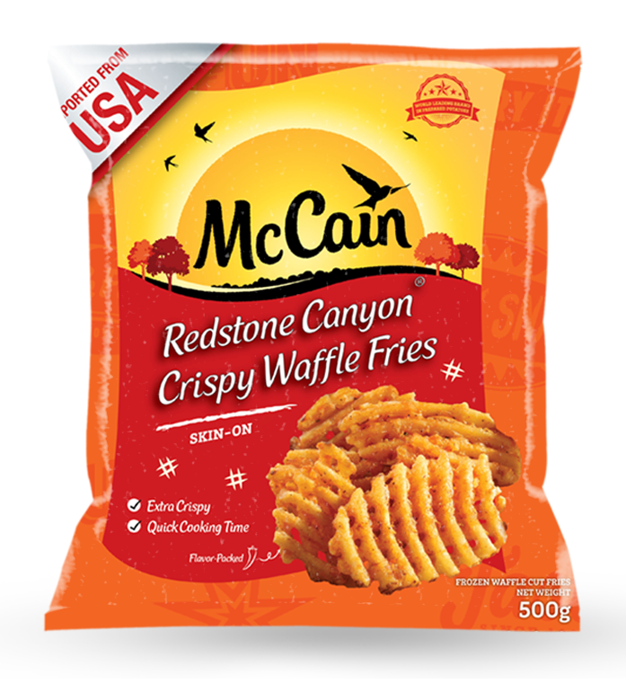 McCain REDSTONE CANYON CRISPY WAFFLE FRIES 500g