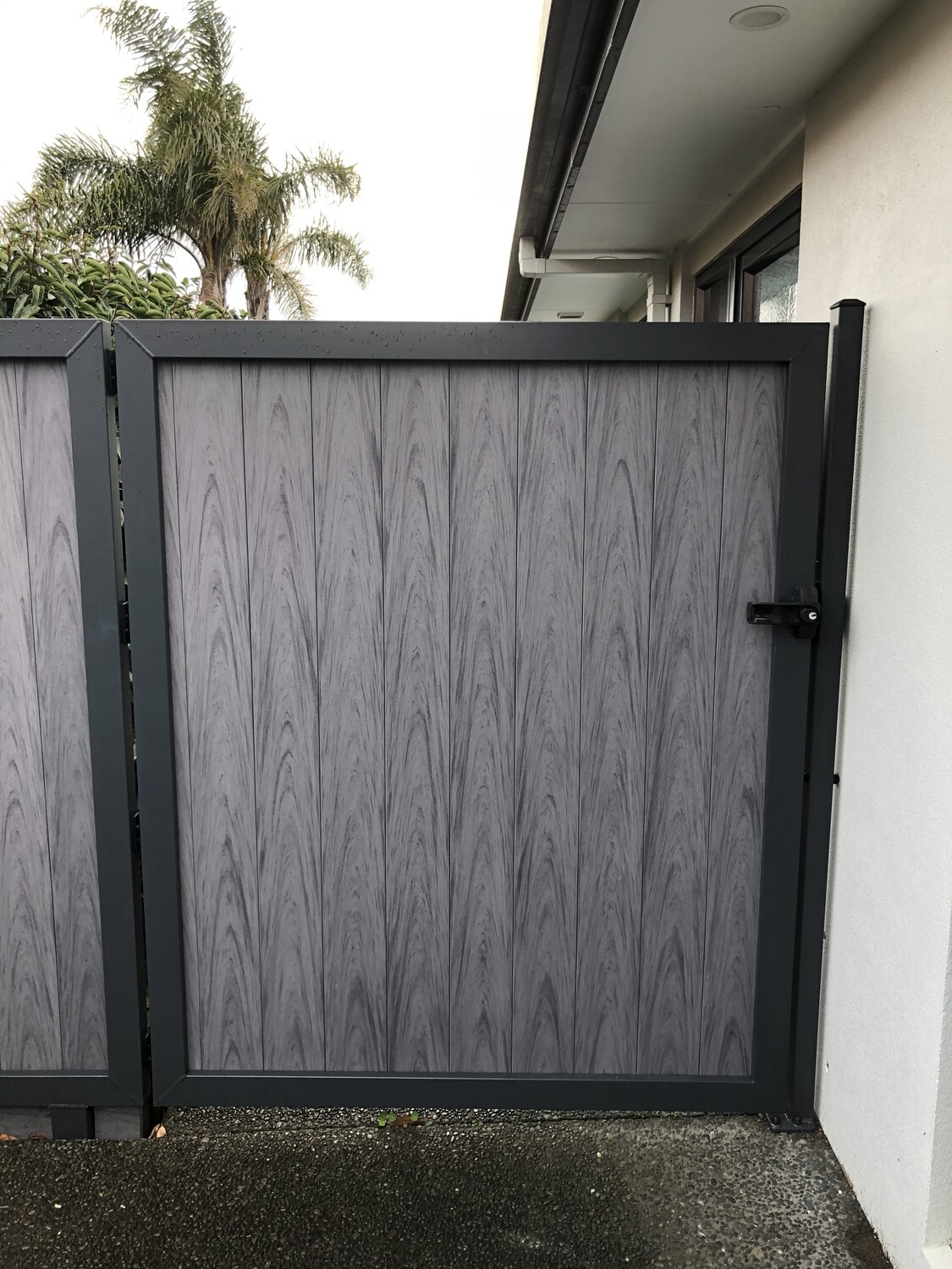 Gate Frame clad with Composite Boards
