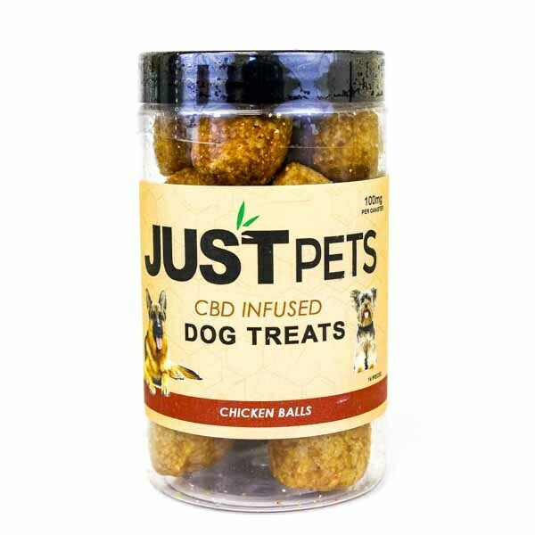 Just CBD Pets CBD INFUSED DOG TREATS CHICKEN BALLS Store