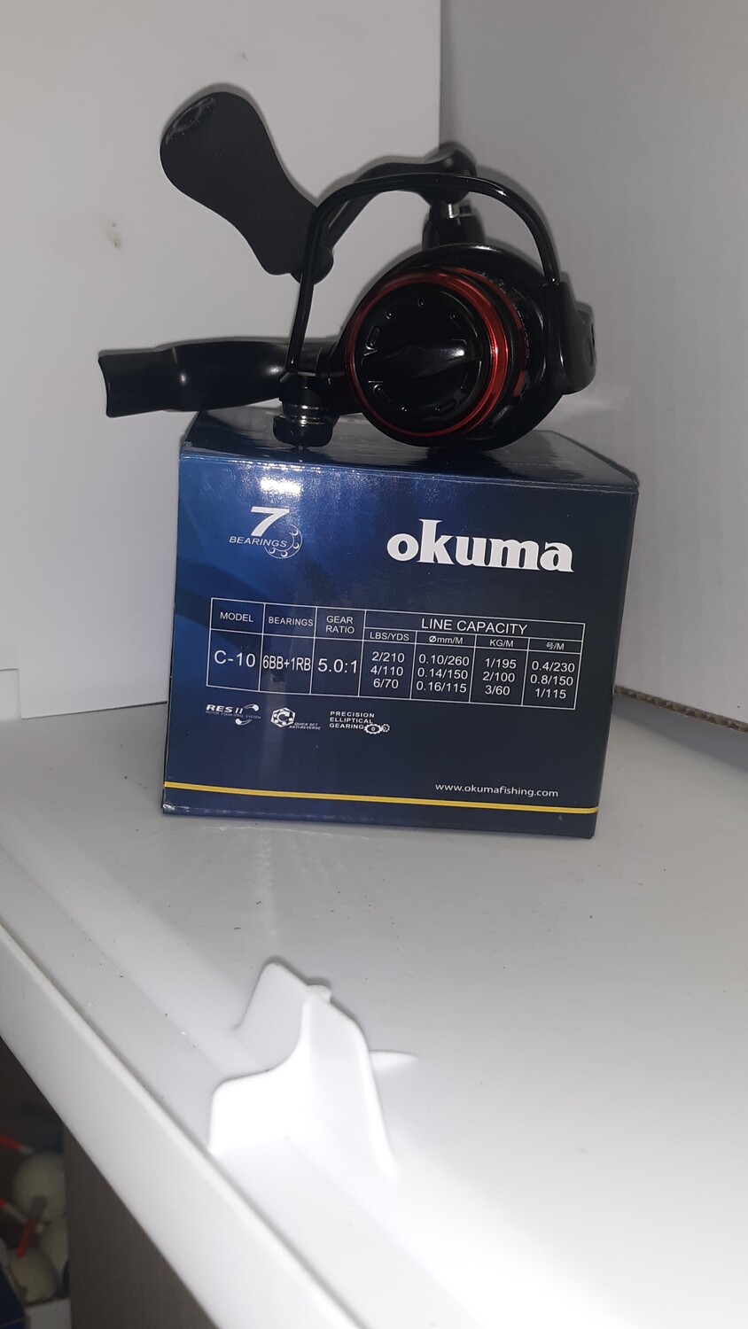 molinete okuma ceymar c10 Okuma C10 Ceymar 7BB Spinning Reel