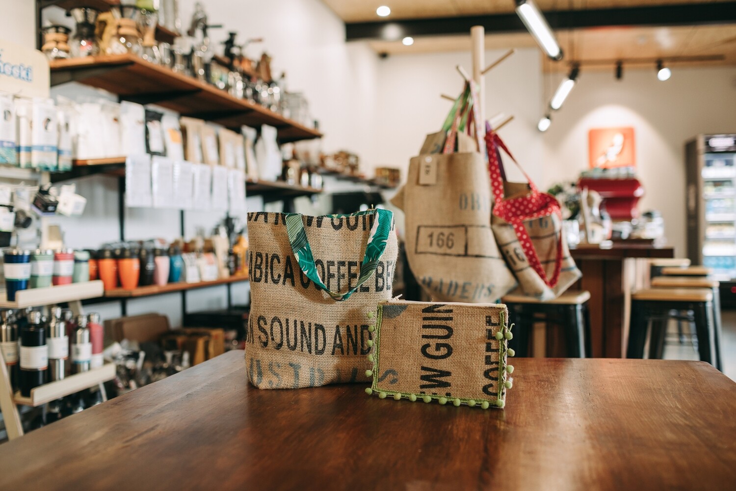 RECYCLED COFFEE BAGS Store Boston Bean Coffee Co.