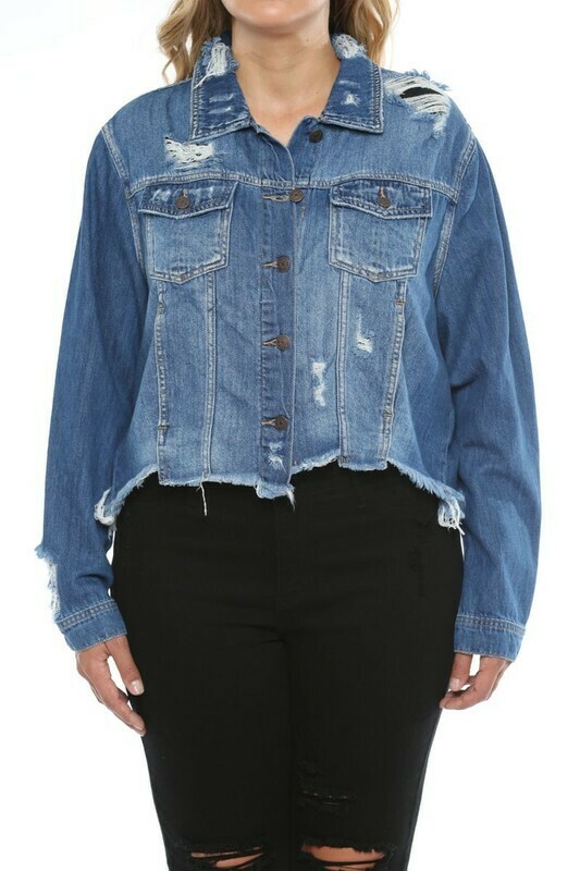 Cello X Destroy. Denim Jacket