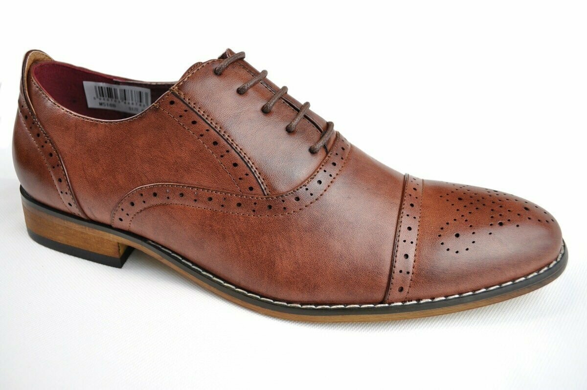 asos brown brogues