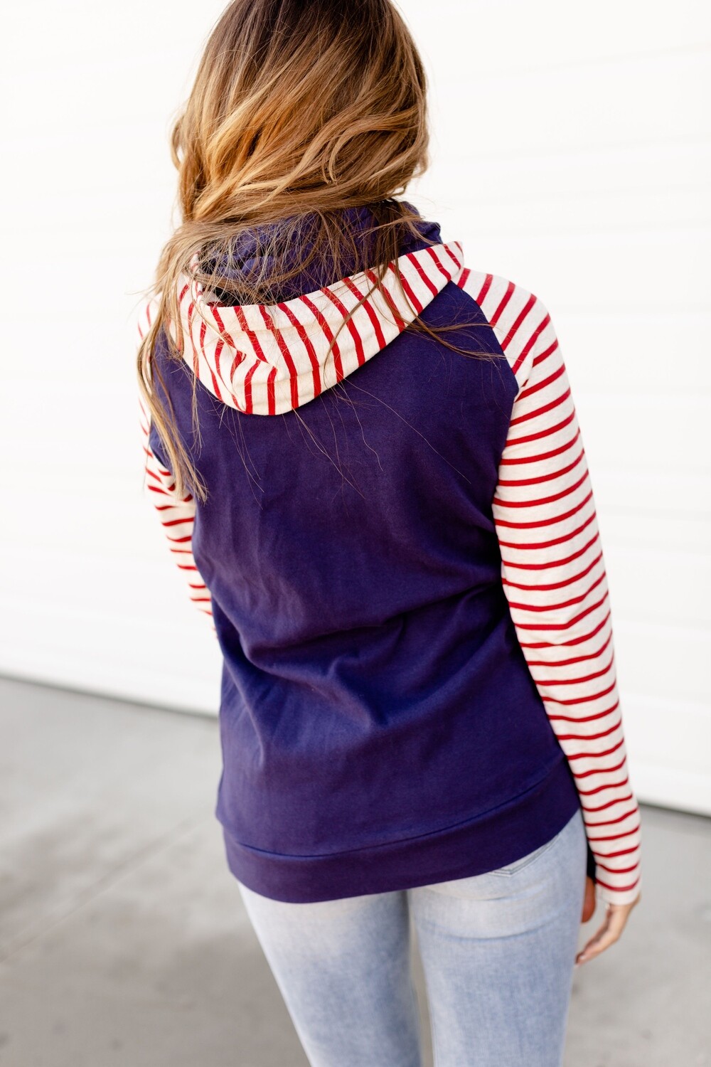 double hooded sweater