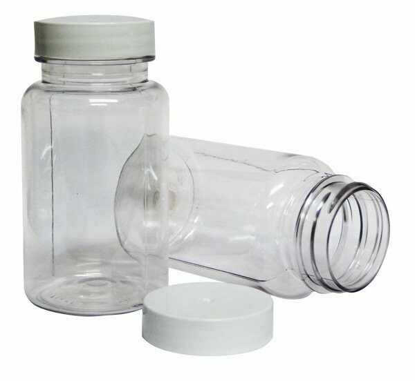 150ml Clear Plastic Sample Bottle with 38mm cap