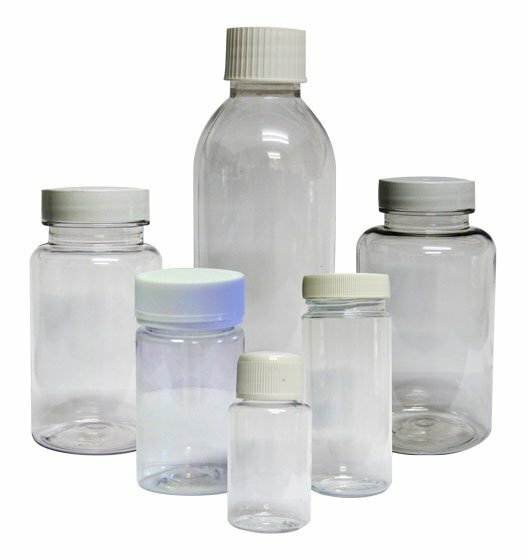 Plastic PETG Sample Bottles